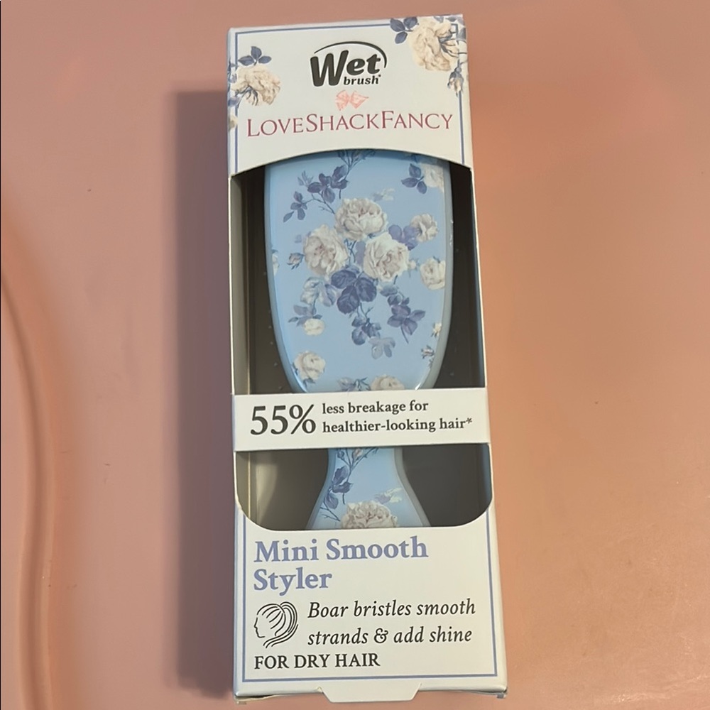 LoveShackFancy Mini Smooth Styler - Blue Floral